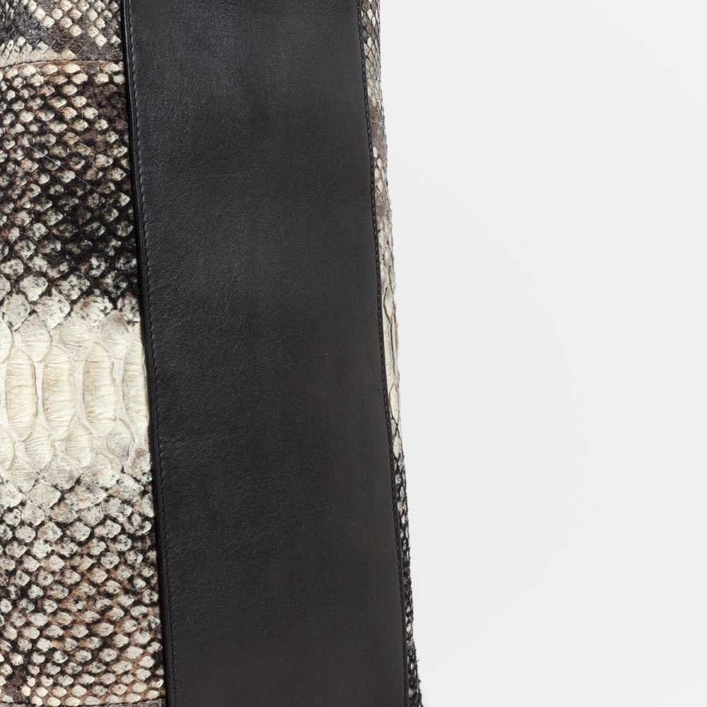 Chanel Wooled Python Large Zip Tote - Picture 14 of 14